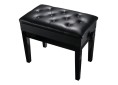 Adjustable piano bench black